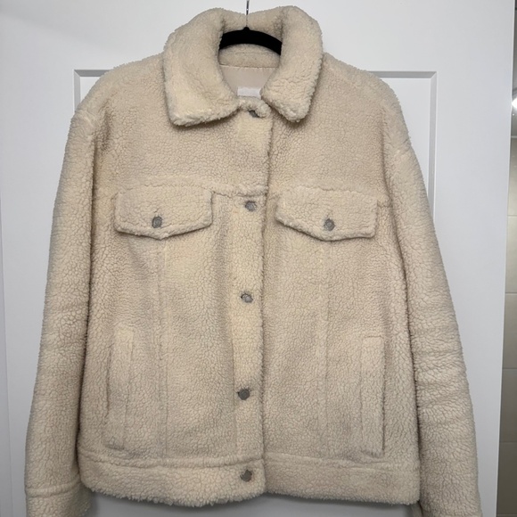 GAP Sherpa Jacket - women's large - Picture 1 of 4